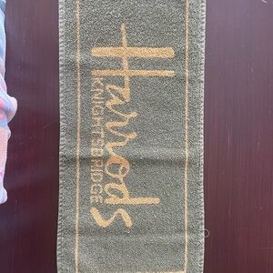 Harrods Olive and Gold Hand Towel